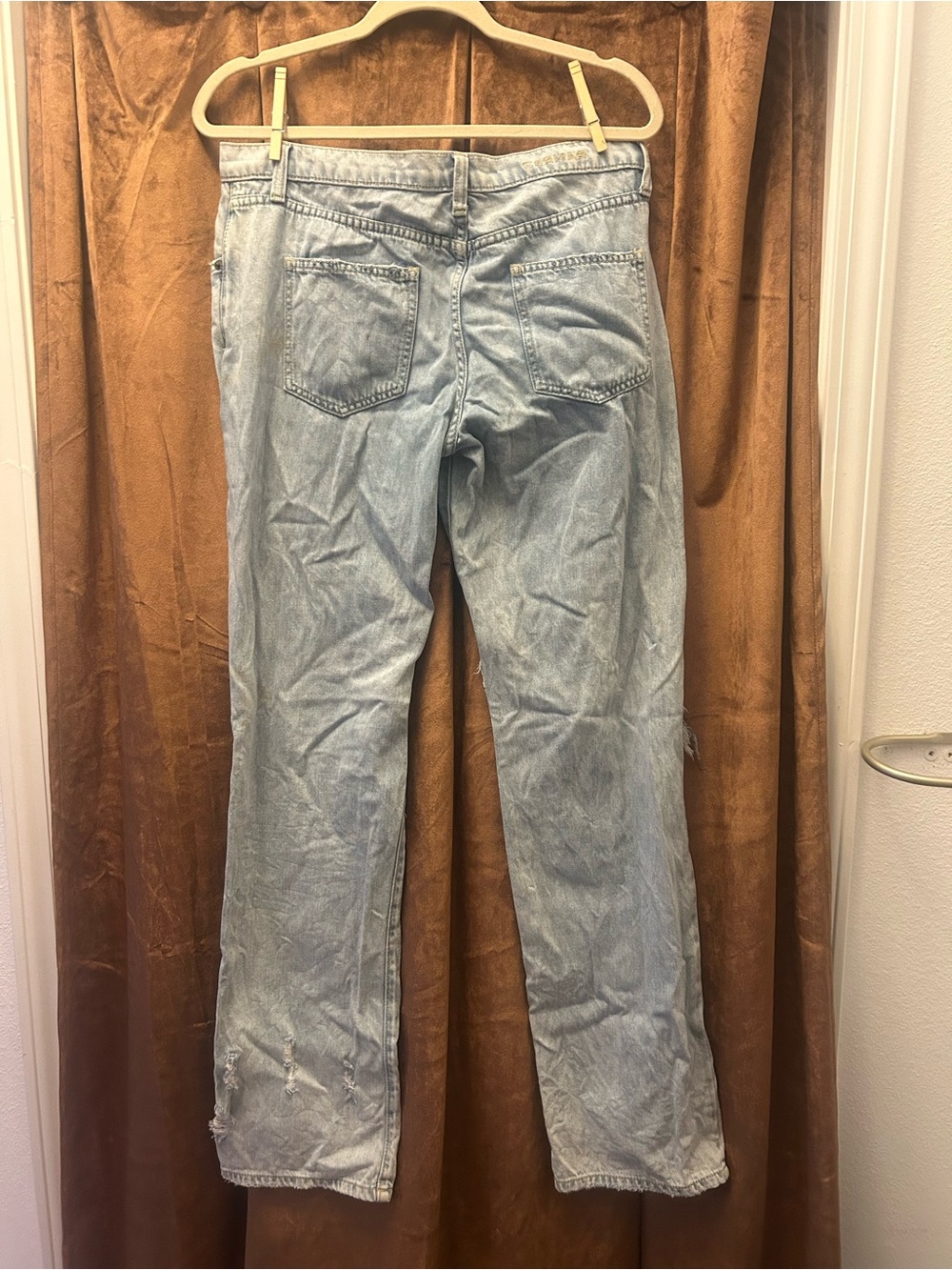 Carmar Light Wash Distressed Ripped Jeans - Picture 3 of 6